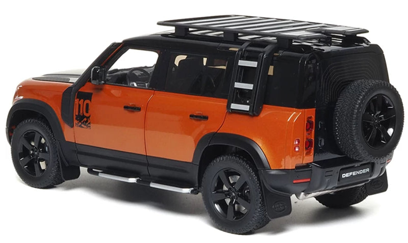 1:18 Land Rover Defender 110 2020 Orange/Black Almost Real Limited Edition 600PCS ONLY DIECAST Model