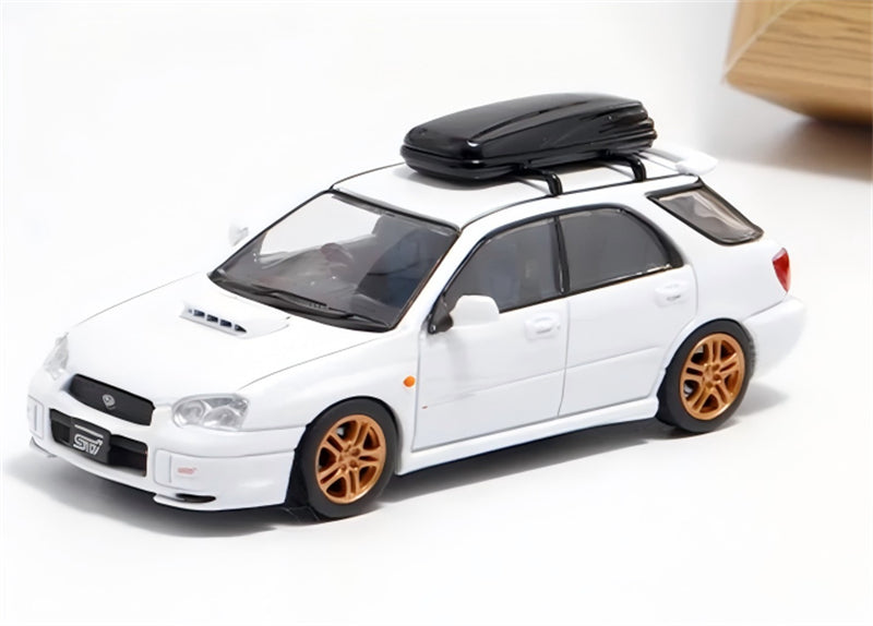 1:64 Subaru Impreza WRX STI 8th Generation Wagon  White Furuya DIECAST Model