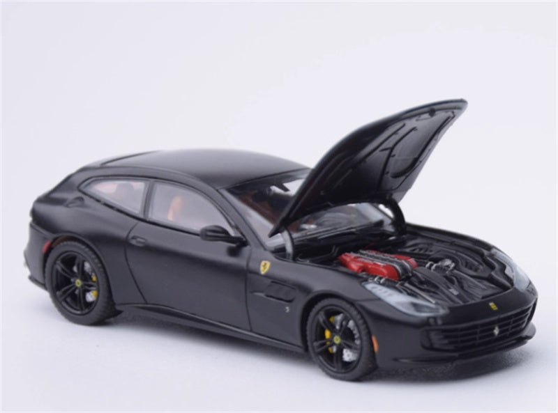 Phantom Knight Ferrari GTC4 Lusso station wagon Limited Edition 399PCS ONLY Matte Black 1:64 Car Pre-built Model view1
