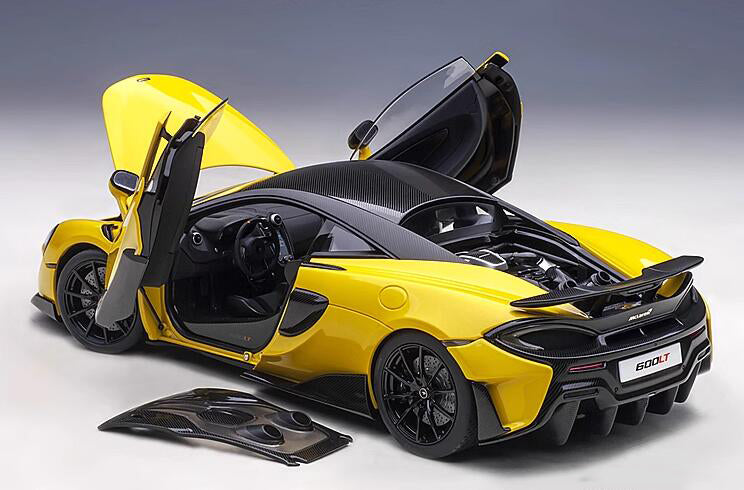 AUTOART McLaren 600LT sports car yellow 1:18car Pre-a Model