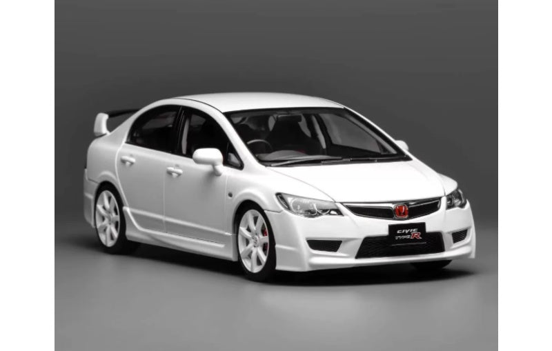 1:18 Honda Civic Type R FD2 Late Version MotorHelix Limited Edition 599PCS ONLY Premium White Pearl Diecast Model view3