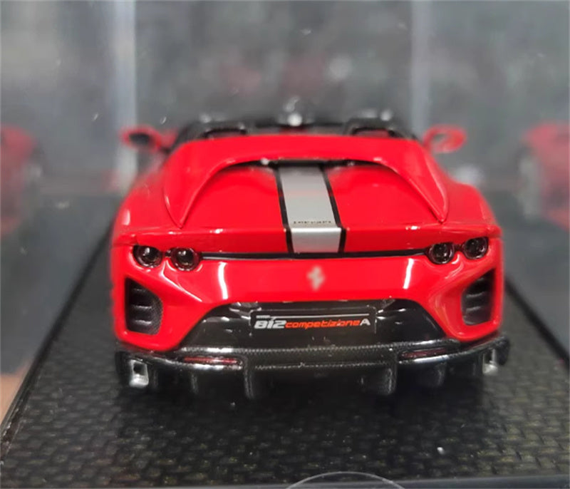 BBR MODELS Ferrari 812 competizione A red Silver stripe LTD 68PCS 1:43 Car Model view6