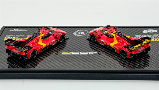 BBR MODELS Ferrari 499P Le Mans 2023 Set #50 and #51 LTD 151PCS 1:43 Car Model view2