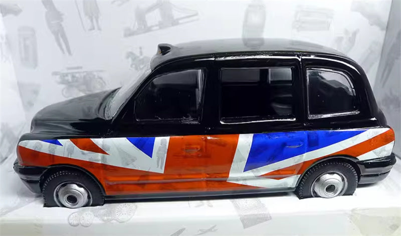 CORGI Best of British Taxi National Flag Commemorative Edition black 1:36 Car Pre-built Model