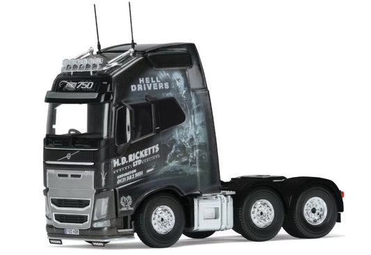 CORGI Volvo FH Space Cab H.D. Ricketts Ltd "Hell Drivers" 1:50 Truck Pre-built Model