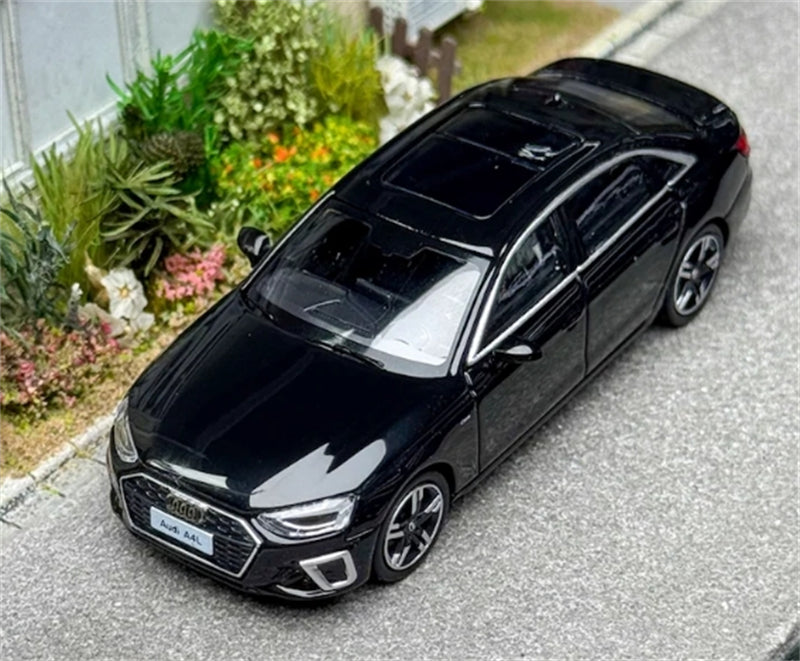 VAV AUDI A4L Black Sedan 1:64 Car Pre-built Model