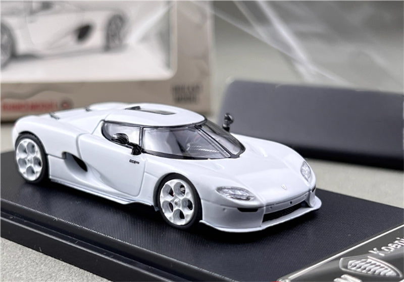 Rhino Model Koenigsegg CC850 Supercar Limited Edition 999PCS ONLY white 1:64 Car Pre-built Model view6