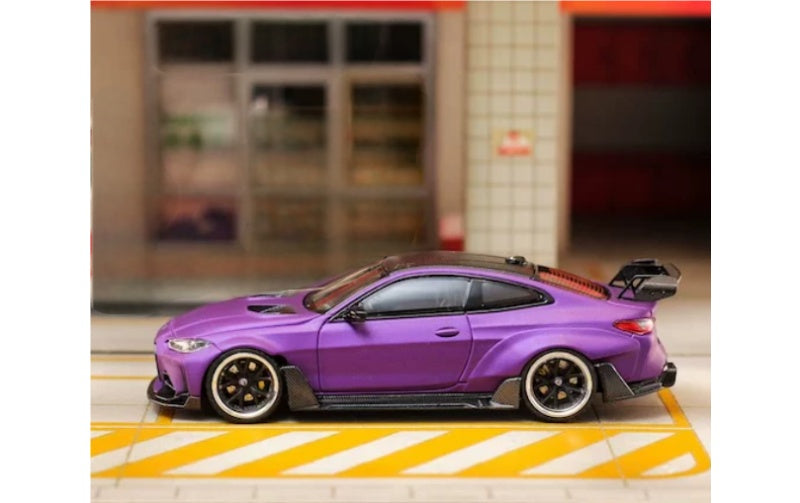 1:64 BMW M4 G82  Mute Purple SW  Limited Edition 500PCS ONLY DIECAST Model
