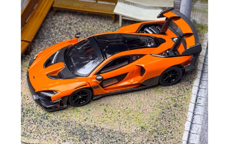 1:64 McLaren Senna GTR Papaya Orange CM MODEL DIECAST Car Model
