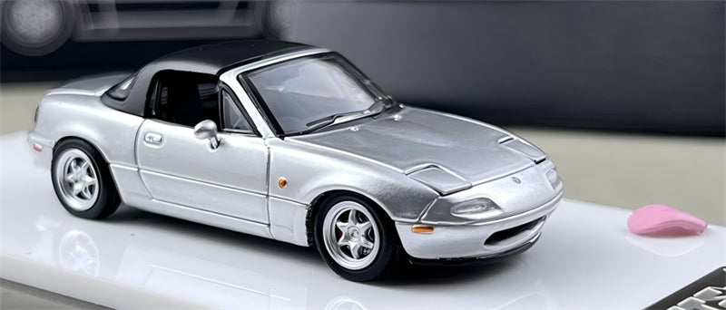 1:64 Mazda MX-5 silver ATS DIECAST Civil Car Model