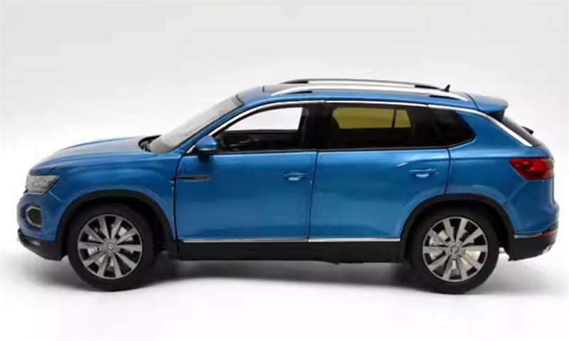 FAW Volkswagen VW TAYRON SUV blue 1:18 Car Pre-built Model view3