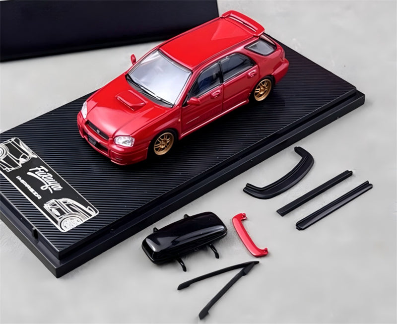 1:64 Subaru Impreza WRX STI 8th Generation Wagon  Red Furuya DIECAST Model