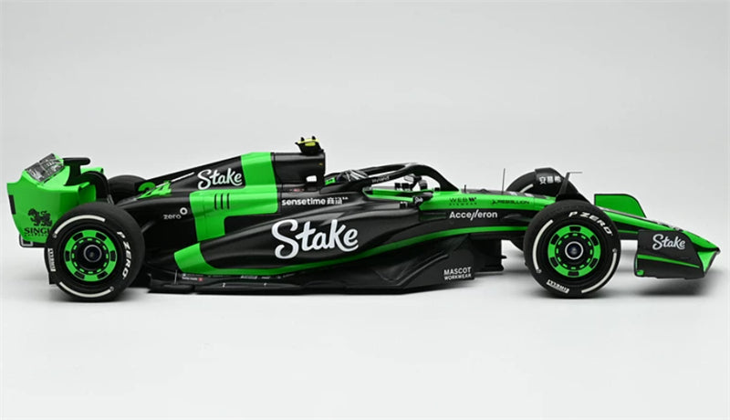 1:18 KICK  Sauber C44 #24 Zhou Guanyu China 2024 green MINICHAMPS  DIECAST Model