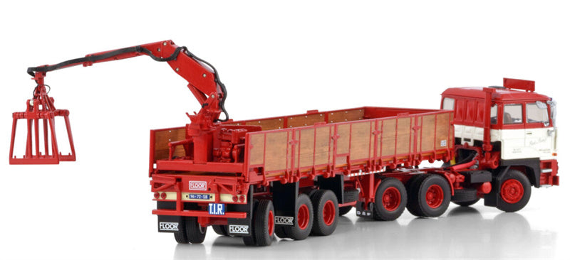 WSI  DAF 2800 6X4 CLASSIC BRICK TRAILER - 3 AXLE Boot & Buteijn T.I.R. Floor 1:50 Truck Pre-built Model