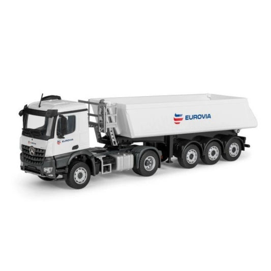 1:50 MERCEDES BENZ EUROVIA Arocs 2 - axle Conrad  White DIECAST Model