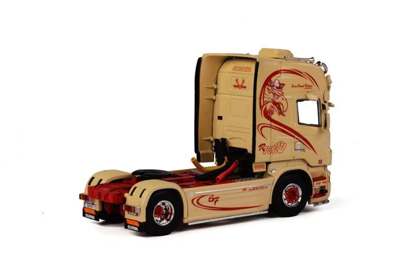 WSI SCANIA R6 TOPLINE 4X2 Felber Trans 1:50 Truck Pre-built Model