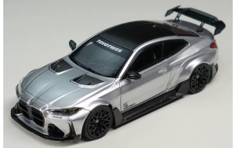 1:64 BMW M4 G82  Alexander Silver SW  Limited Edition 500PCS ONLY DIECAST Model