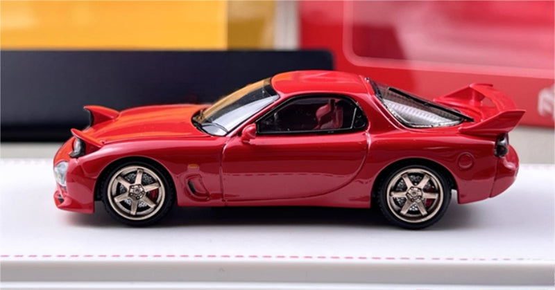 Focal Horizon Mazda RX-7 FD3S Speed Open Edition Red Limited Edition 499PCS ONLY 1:64 Car Pre-built Model view3