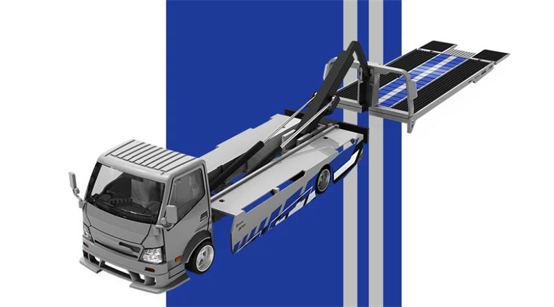 1:64 Hino H300 Silver Blue SUPCAR DIECAST Model