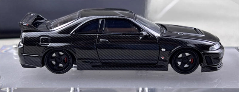 Focal Horizon Nissan GT-R R33 Nismo 400R All Carbon Black Limited Edition 999PCS ONLY 1:64 Car Pre-built Model view6