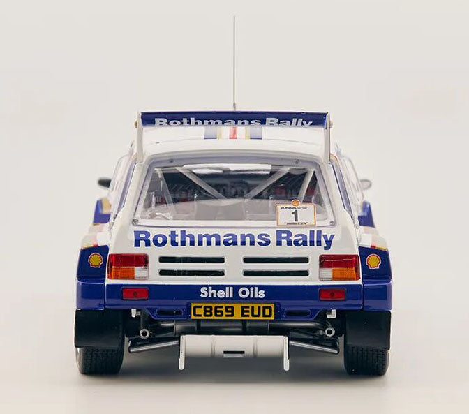 Sun star 1:18 MG Metro 6R4 Rothmans Rally WRC Group B 1986 Diecast Model