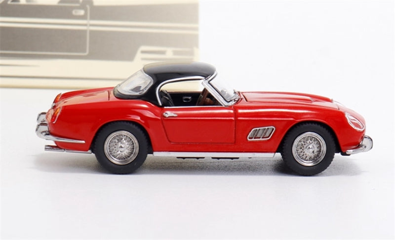 GFCC 1960 SWB Ferrari 250GT California Convertible Red Black Interior Limited Edition 499PCS ONLY LHD 1:64 car Pre-built Model view5