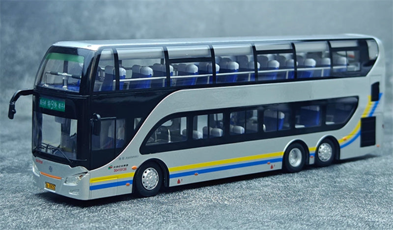 Beijing Public Transport Yaxing Double layered Special 9 Outer Ring Line 1:64 Bus Pre-built Model view1