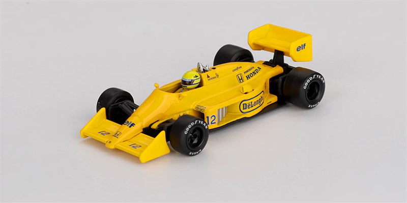 1:64 Lotus 99T #12 Monaco Grand Prix Winner Ayrton 1987 Yellow MINIGT DIECAST Model
