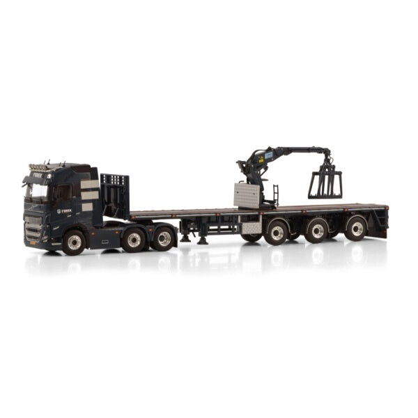 1:50 VOLVO FEREX SOLID BASE FH5 6X2 BRICK TRAILER 3 AXLE WSI   Diecast Model