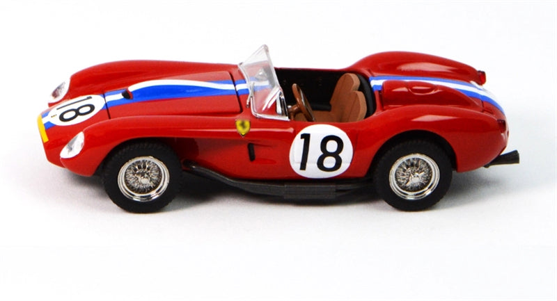 GFCC 1957 Ferrari 250 Testa Rossa Racing Red #18 LHD 1:64 car Pre-built Model view3