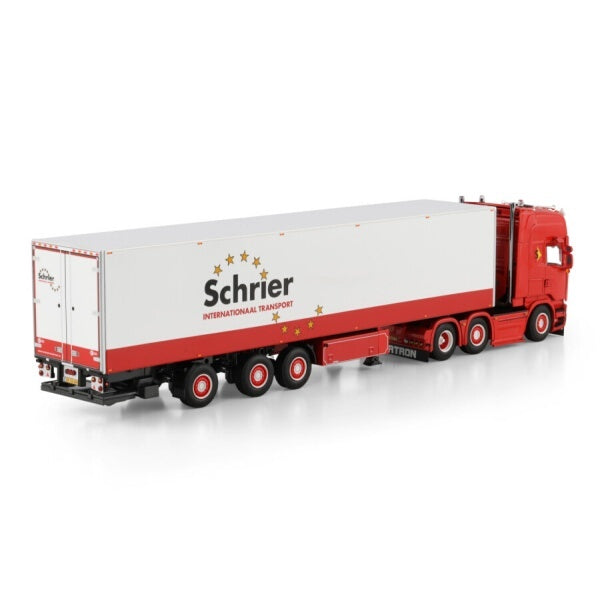1:50 SCANIA SCHRIER INTERNATIONAAL 6X2 TRIDEC REEFER TRAILER 3 AXLE WSI   Diecast Model