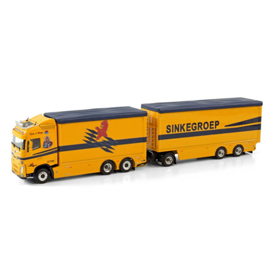 WSI VOLVO FH 4 GLOBETROTTER 6X2 TAG AXLE RIGED COMBI - 6 AXLE RESIN SINKE 1/50 DIECAST Truck Lorry