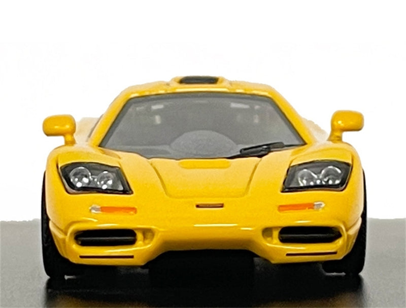 LCD-MODELS Mclaren F1 Super Car Yellow 1:64 car Pre-built Model view3
