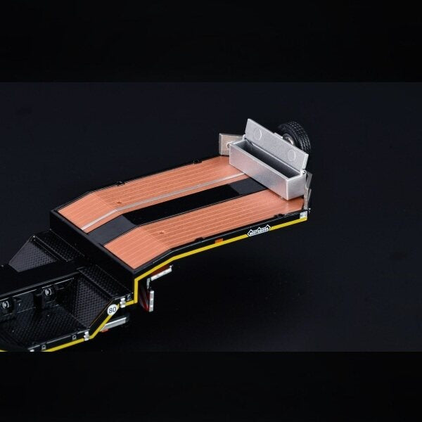 1:50   3 Axle Low Loader IMC  Black Diecast Model