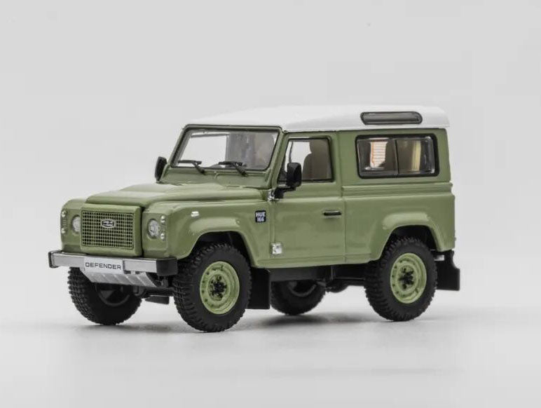 1:64 AR Box Land Rover Defender 90 Heritage 2015 Green Diecast Model