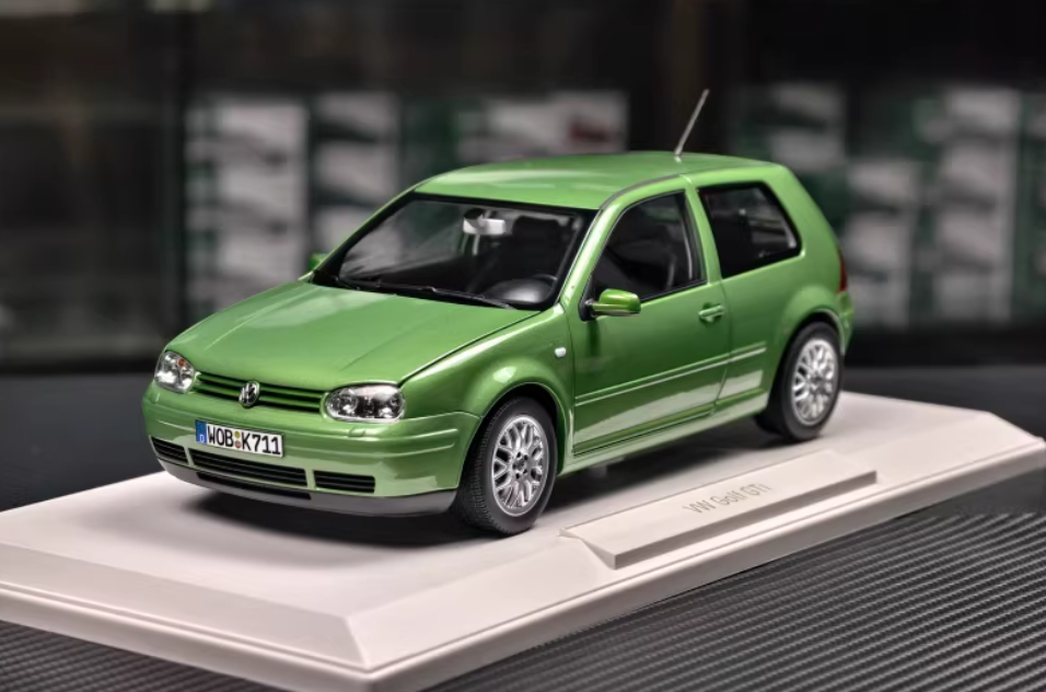 1:18 Volkswagen Golf GTI 1998 Green  NOREV 4th generation DIECAST car Model