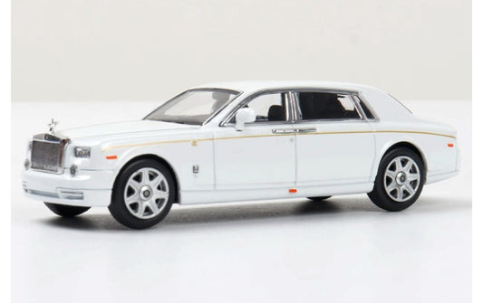 1:64 ROLLS-ROYCE Phantom VII  White gold waistline SW   DIECAST Model