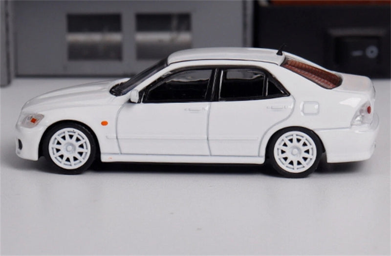 BBS Toyota Altezza RS200 SXE10 White Limited Edition 499pcs ONLY 1:64 Car Pre-built Model