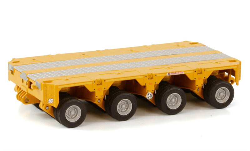 WSI SCHEUERLE INTER COMBI SET 4 AXLE YELLOW Premium Line 1:50 Truck Pre-built Model