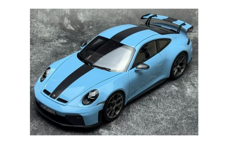 1:18 Porsche 911 992 GT3 RS  Blue -black stripe NOREV  DIECAST Model