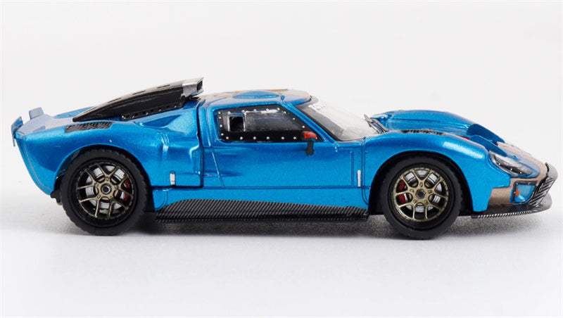 Rhino Model Ford GT40 Blue Limited Edition 999PCS ONLY 1:64 Car Pre-built Model view6
