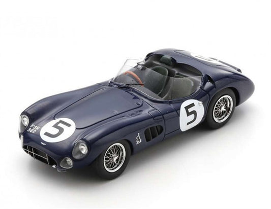spark Aston Martin DBR1 #5 24H Le Mans 1961 Blue J.CLARK 1:43 Car Model view1