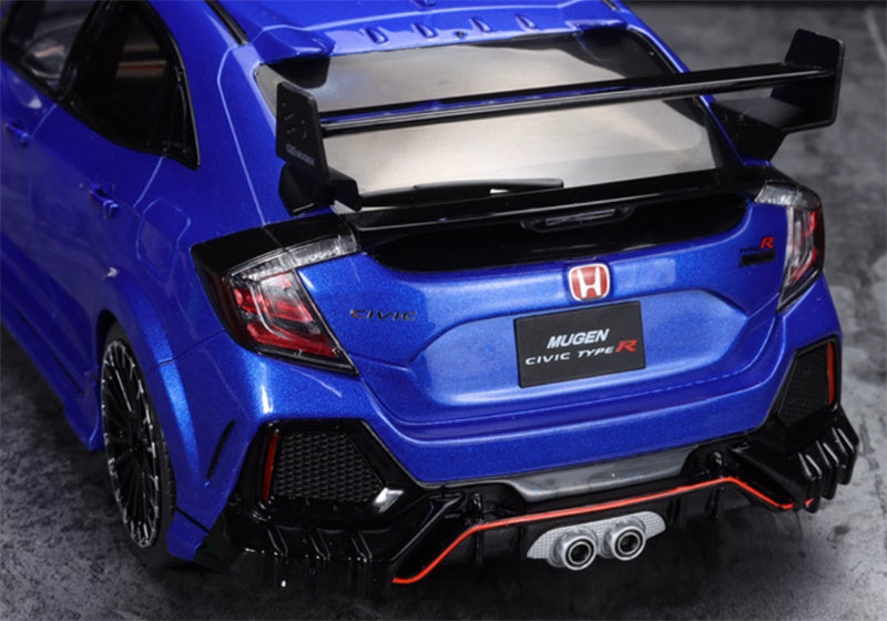1:18 HONDA CIVIC FK8 2020 Blue OTTO Resin Car Model view10