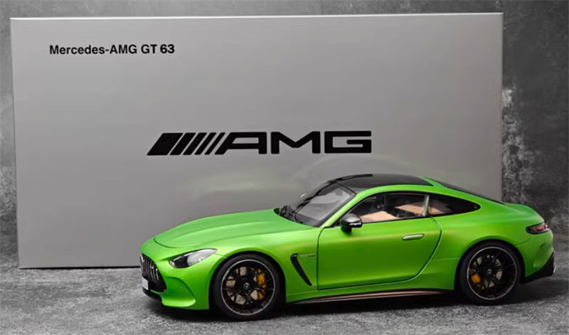 NZG 2023 Mercedes AMG GT63 green 1:18 Car Pre-built Model