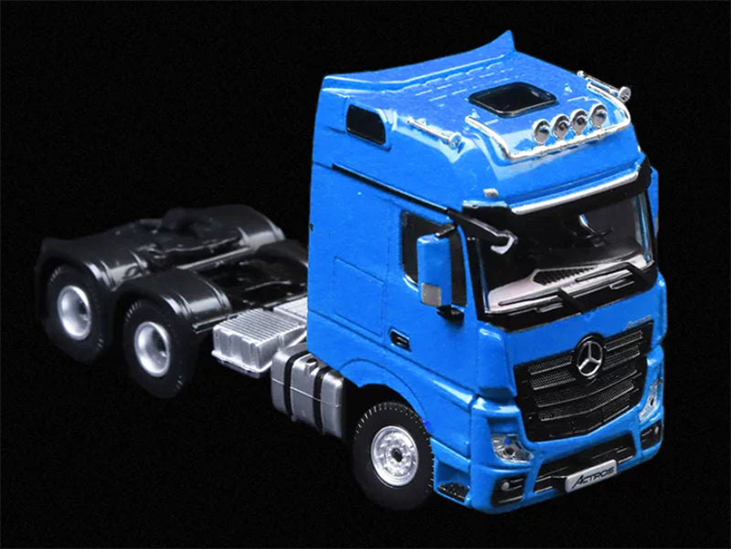 1:64 Mercedes-Benz Actros Blue TIMEMICRO x PERKA DIECAST Trailer & Tractor Model