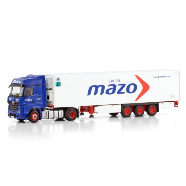 1:50 MB GRUPO MAZO ACTROS MP5 4X2 REEFER TRAILER 3 AXLE WSI   DIECAST Model