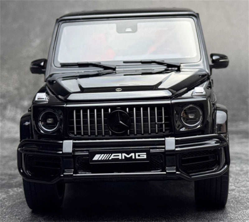 Almost Real Mercedes Benz G63 AMG 2022 55th Anniversary Commemoration Limited Edition 1008PCS ONLY Black - red interior 1:18 Car Pre-built Model view12