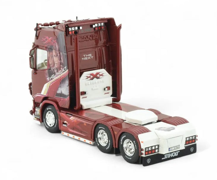 1:50 SCANIA  Next 6x4 S series TEKNO  Red DIECAST Model