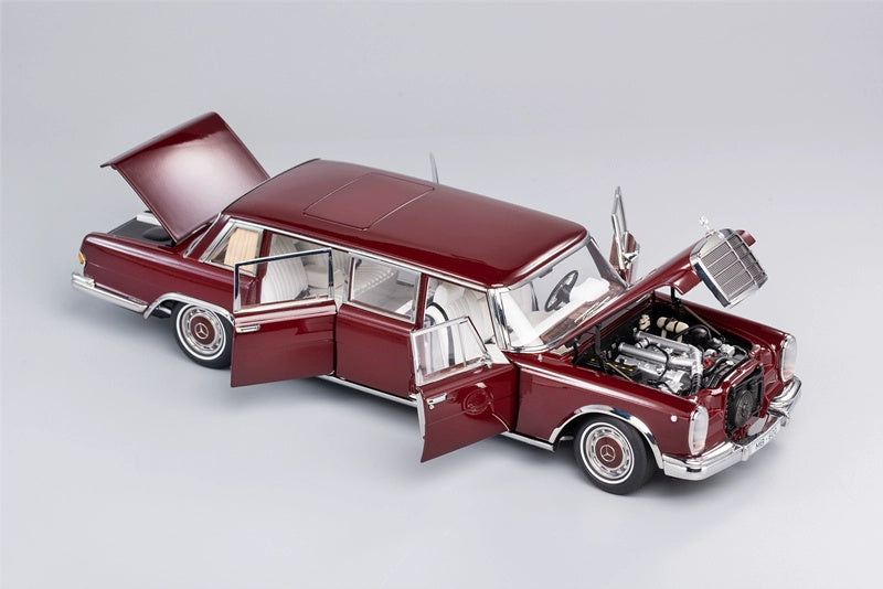 KengFai Mercedes Benz S600 Pullman Classic Car Pearlescent red 1:18 DIECAST CAR