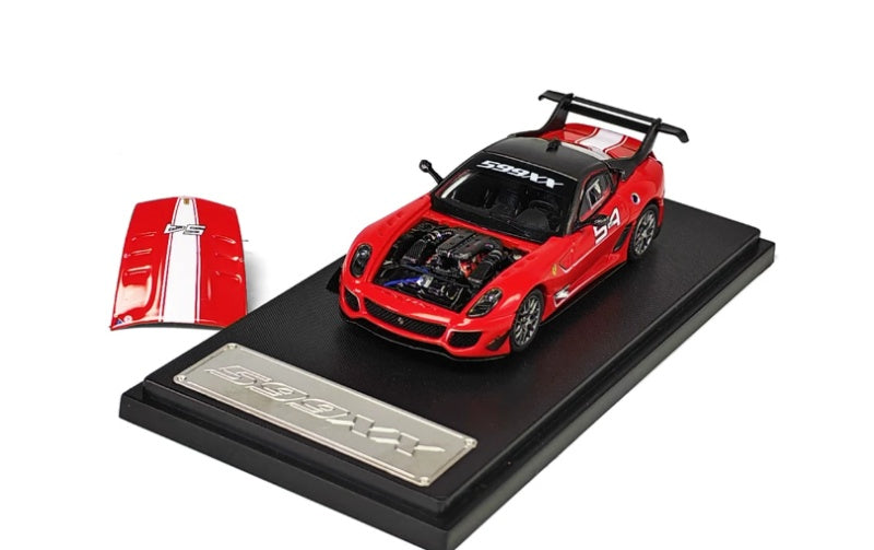 1:64 Ferrari 599XX  Standard Red Rhino Model #54 Limited Edition 599PCS ONLY DIECAST Model